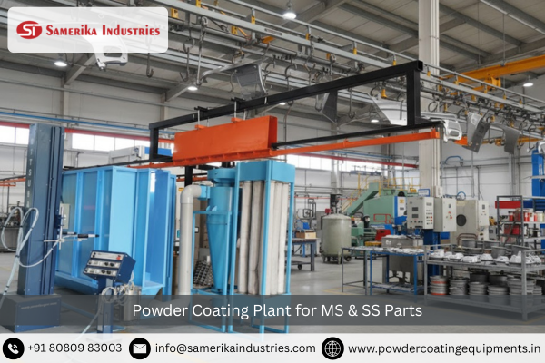 Powder coating plant for MS & SS parts